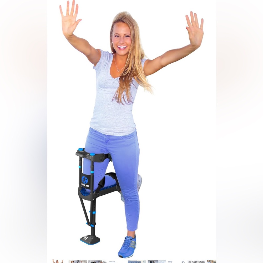 I walk 3.0 Hands-Free Crutch - Black